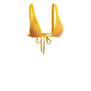 ⊍⊍ Triangle Bikini Top | Tropical