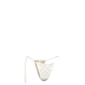 Venus Crochet Bikini Bottom | Gold White